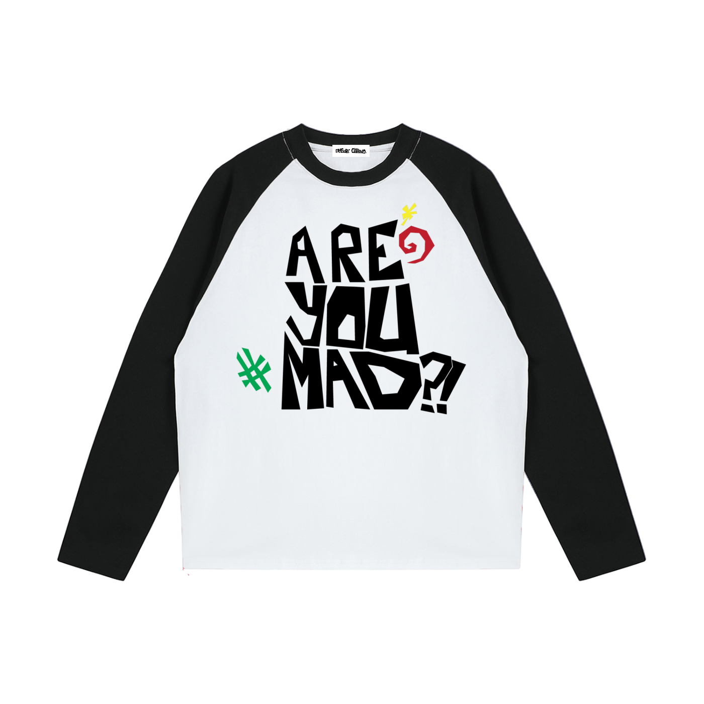 ARE YOU MAD? Longsleeve (Black & White)